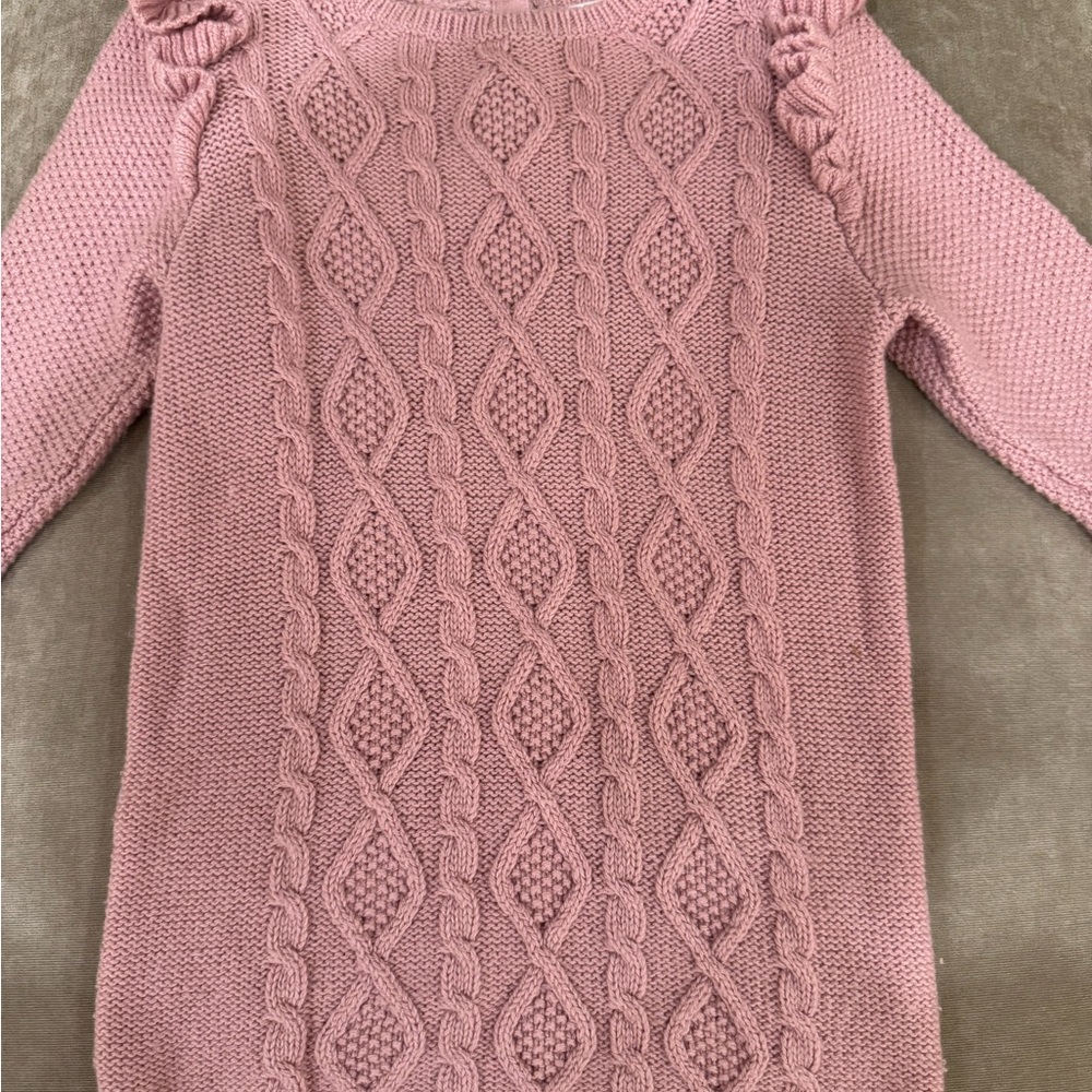 H&M Pink Cable Knit Dress